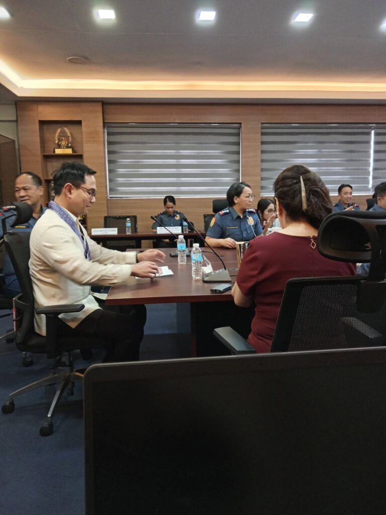 Wide view of the conference room during the meeting